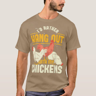 T-shirt Hen Agriculture Volaille Agricole Animale Agricult