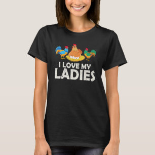 T-shirt Hen Farm Animal Farmer Poultry Bird Chicken