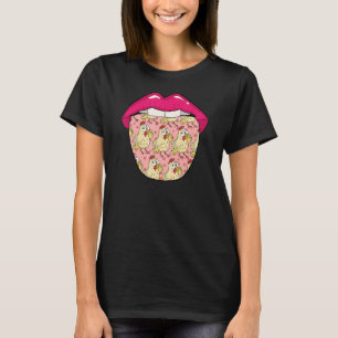 T-shirt Hen Lips Oeufs Ferme Agricole Poulet