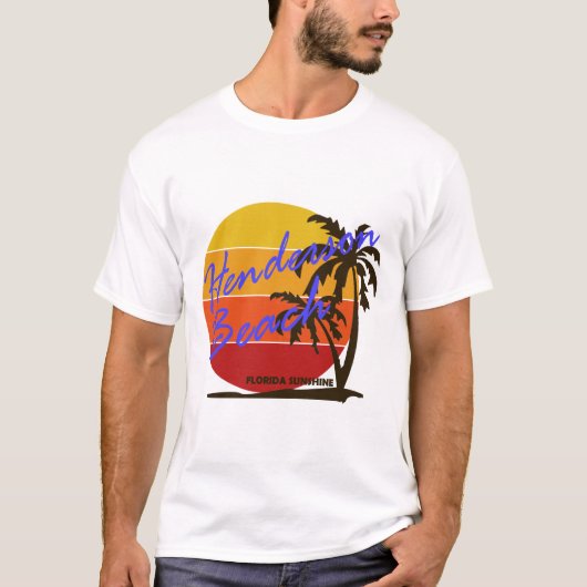 T-shirt Henderson d'été - floride (Devant)