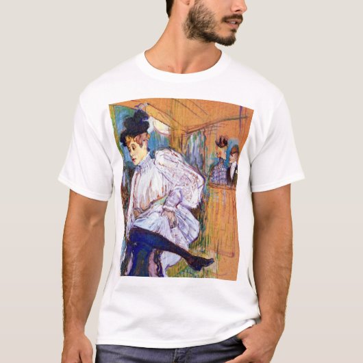 T-shirt Henri de Toulouse Lautrec : Jane Avril Dancing (Devant)
