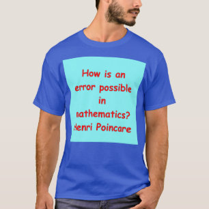 T-shirt Henri Poincare 39