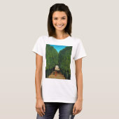 T-shirt Henri Rousseau, Avenue dans le Parc à Saint Cloud (Devant entier)