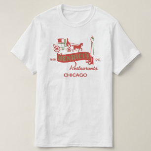 T-shirt Henrici's Restaurant, Chicago, IL 1868-1962