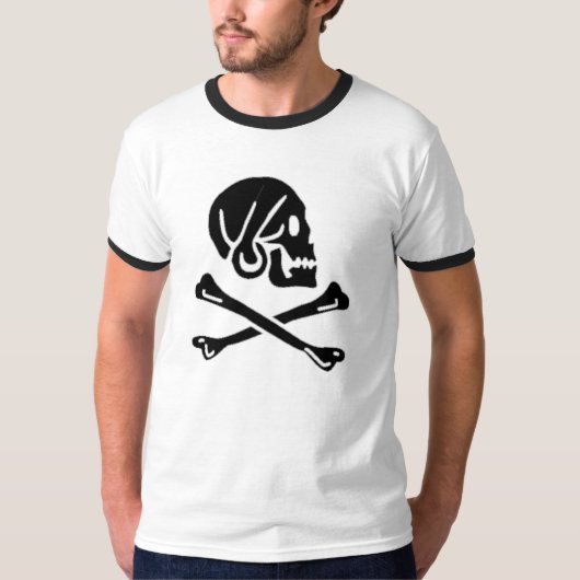 T-shirt Henry chaque drapeau de pirate authentique (Devant)