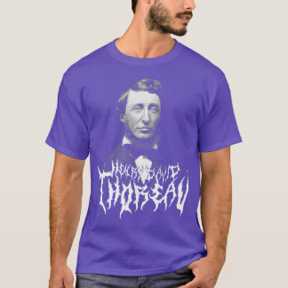 T-shirt Henry David Thoreau Metal