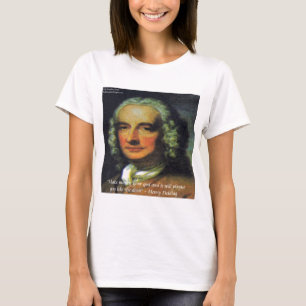 T-shirt Henry Fielding « Si l'argent est votre dieu » Cita