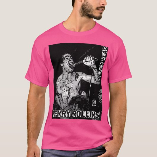 T-shirt Henry Rolling Black Flag Punk (Devant)