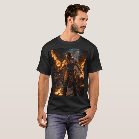 T-shirt Hephaestus Hephaistos Vulcain Mythologie grecque (Devant entier)