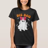 T-shirt Her Boo & His Boo Funny Matching Halloween Cou (Devant)