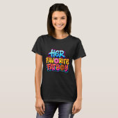 T-shirt Her Favorite Fatboy Funny Donut Lover Humor  (Devant entier)