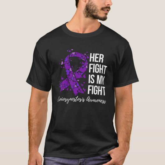 T-shirt Her Fight Is My Fight Craniosynostosis Awareness (Devant)