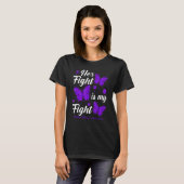 T-shirt Her Fight Is My Fight Crohn's Disease Awareness Bu (Devant entier)