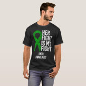 T-shirt Her Fight Is My Fight DMDD Awareness (Devant entier)