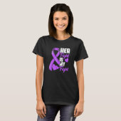 T-shirt Her Fight Is My Fight Epilepsy Survivor Epilepsy A (Devant entier)