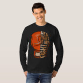 T-shirt Her Fight Is My Fight Multiple Sclerosis Orange Ri (Devant entier)