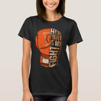 T-shirt Her Fight Is My Fight Multiple Sclerosis Orange Ri