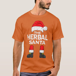 T-shirt Herbal Père Noël Matching Family Group Noël Funny