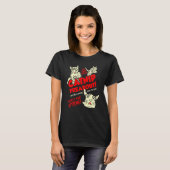 T-shirt Herbe à chat folie (Devant entier)