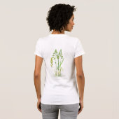 T-shirt Herbe douce botanique (Dos entier)