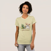 T-shirt Herbes de Corgi comme médicament (Devant entier)