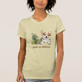 T-shirt Herbes de Corgi comme médicament (Devant)