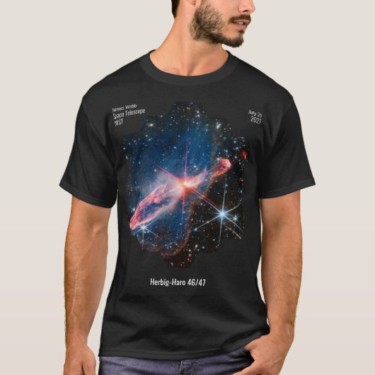 T-shirt Herbig-Haro 46/47 James Webb Image du télescope sp (Devant)
