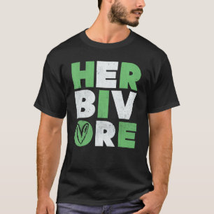 T-shirt Herbivore Alimenté par les plantes Végétalien Végé