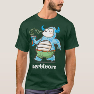 T-shirt Herbivore végétal pour les végétaliens et végétari