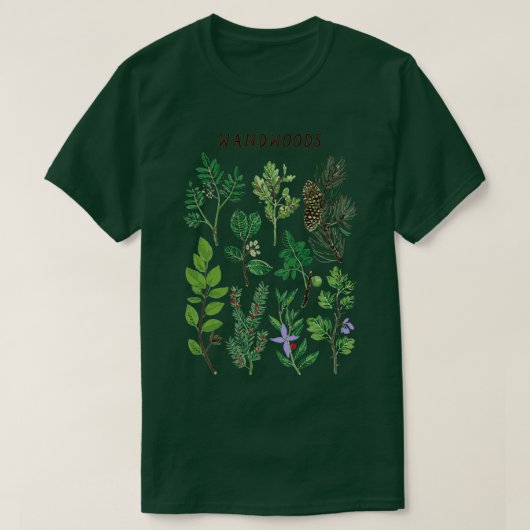 T-shirt Herbologie de Noël (Design devant)
