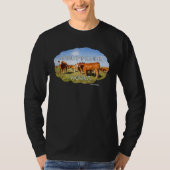 T-shirt Herd Immunity Works Cows Fun Vaccinated (Devant)