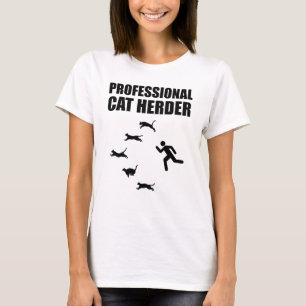 T-shirt Herdeur professionnel de chats Funny Héritage de