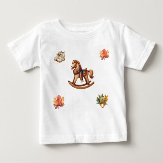 T-shirt-Herfst Baby shower Jersey (Voorkant)