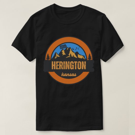 T-shirt Herington, Kansas (Design devant)