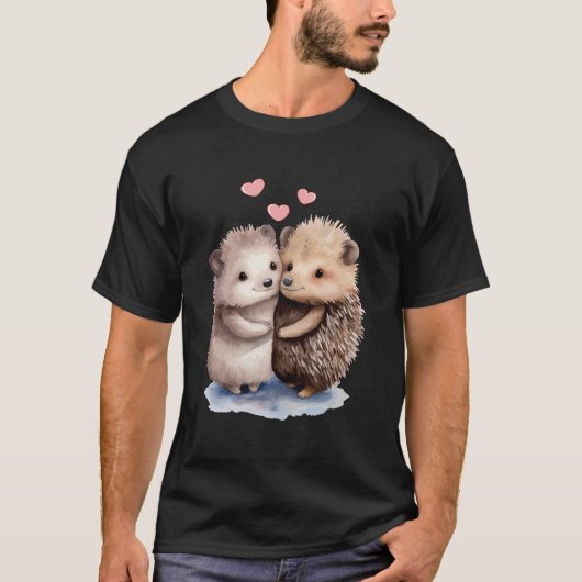 T-shirt Hérisson adorable (Devant)