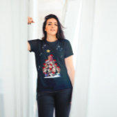 T-shirt Hérisson Arbre de Noël Père Noël Casquettes