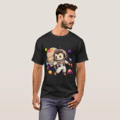 T-shirt Hérisson Astronaute : Explorez le Cosmos avec Notr (Devant entier)