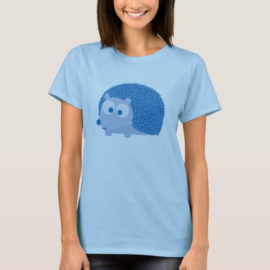 T-shirt Hérisson bleu (Devant)