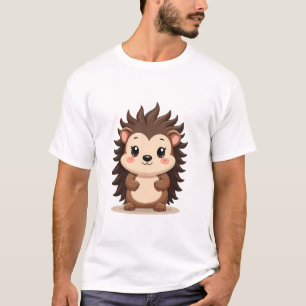 T-shirt Hérisson confortable en forêt