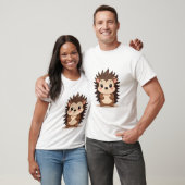 T-shirt Hérisson confortable en forêt (Unisexe)