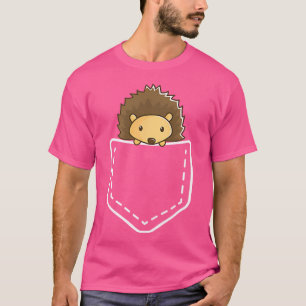 T-shirt Hérisson Dans Fake Pocket Drôle Amoureux des anima