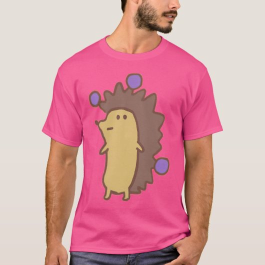 T-shirt Hérisson de bleuet (Devant)
