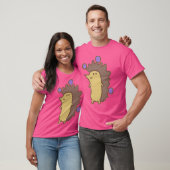 T-shirt Hérisson de bleuet (Unisexe)