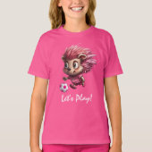 T-shirt Hérisson de football (Devant)