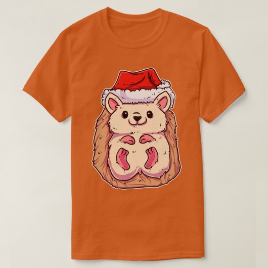 T-shirt Hérisson de Noël 1 (Design devant)