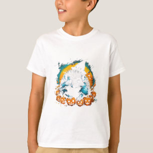 T-shirt Hérisson d'Halloween et citrouilles mignon
