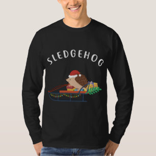 T-shirt Hérisson, drôle mignon animal Hérisson Noël