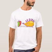 T-shirt Hérisson Et Une Pomme (Devant)