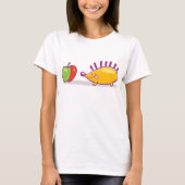 T-shirt Hérisson Et Une Pomme (Devant)