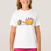 T-shirt Hérisson Et Une Pomme (Devant)